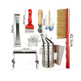 Beekeeping 8-piece Set Of Bee Tools And Cigarette Sprayers