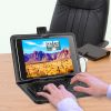 7.9in Protective Keyboard Case w/ Keyboard PU Leather Back Stand Tablet Cover via USB 2.0 Cable