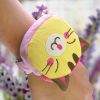 [Funny Cat] Embroidered Applique Fabric Art Wrist Wallet / Coin Purse / Wrist Pack (2.7*3.4)