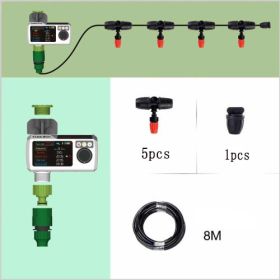 Garden Balcony Automatic Watering Device Timing Intelligent Drip Irrigation Controller (Option: F)