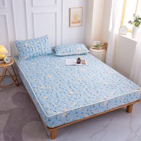 Cotton Covered Anti Slip Cartoon Bedspread (Option: Jungle Rabbit-Same pillow case 1pair)