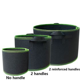 Planting Sack Black Non-woven Seedling Flower Pot (Option: Green Fluorescent-2 Gallons Platinum 20x20)