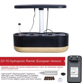 Intelligent Vegetable Planter Indoor Soilless Cultivation (Option: Black-EU)