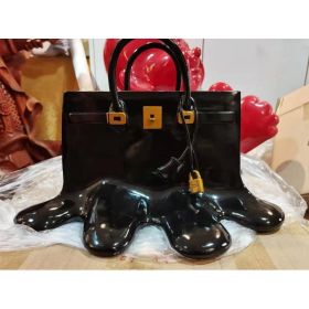 High-end Bag Resin Vase Flower Arrangement Sculpture (Option: Love Bag Black-Small Size)