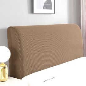 Headcover Cover All-inclusive Universal Dust Bed Back Cushion Cover Cloth (Option: Light offee-150cm)