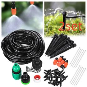 DIY Automatic Flower Drip Irrigation Set (Option: Black-2set)