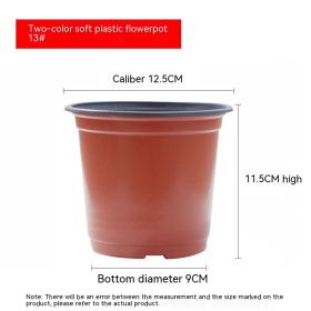 Plastic Nutrition Feeding Block Planting And Transplanting Pot Fall Not Bad Seedling Cup (Option: 130 Model-50 Pack)