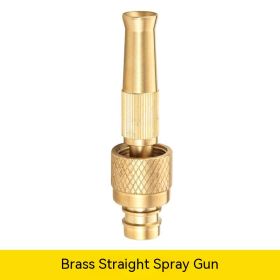 Copper Conversion Head Buckle Type Water Pipe Interface For Inlet (Option: Brass-2pcs)