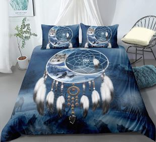 New Pure Cotton Quilt Four-piece Printing Style (Option: Wolf Quilt Cover 1-200x200)